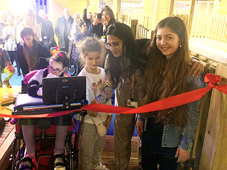 Whittington Health opens a new Rainbow Garden play area for children
